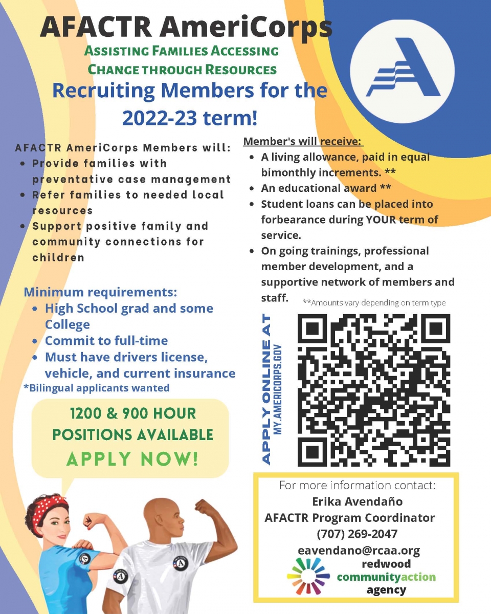 Employment Opportunities Redwood Community Action Agency